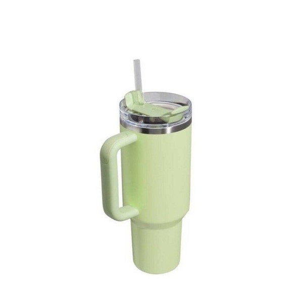 Green Stanley 40oz Pale Lime Pastel St Pattys Day Cup - Picture 3 of 10